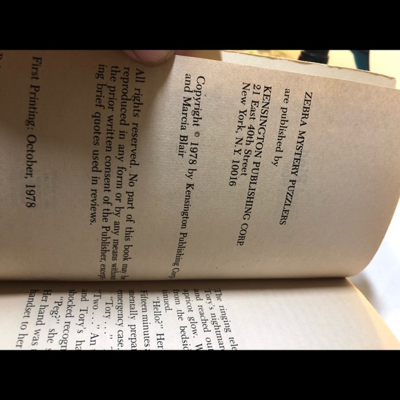 Vintage 1978 1979 A Zebra Mystery Puzzler Books Solve The Crime # 2, 23, 26 - Picture 6 of 10